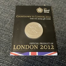 COUNTDOWN TO LONDON 2012 - UK 2009 £5 MÜNZE ROYAL MINT GEDENKMÜNZE OLYMPIA