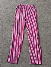 Schlafanzughose Größe 152 158 ? gestreift pink Lang