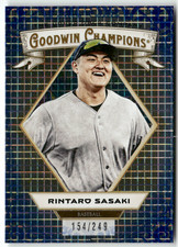 2025 Upper Deck Goodwin Champions No. 9 Rintaro Sasaki Blue Checkers 154/249