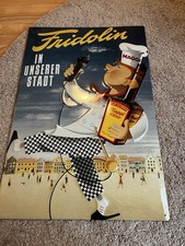 Maggi Emaille Werbeschild „Fridolin“ + Maggi Suppen Kind  – Made In Germany