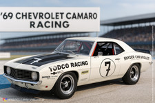 1:18 GMP - 1969 Chevrolet Camaro Racing - Ersatzteile - Spare Parts