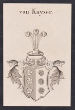 Kayser Wappen coat of arms