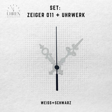 Quarzuhrwerk lautlos mit