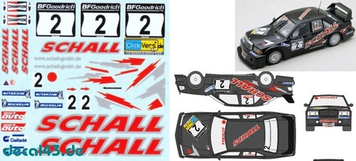 Decal mercedes benz 190 e - 1/43,