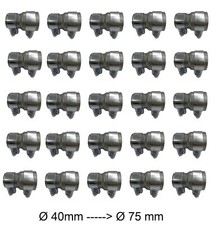 Rohr Reduzierstück Ø 40 42 45 48 50 55 60 65 75 mm Auspuffadapter B aufgeweitet 