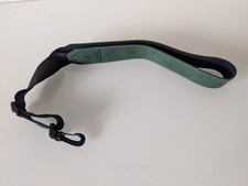 Saxofon-Tragegurt aus Leder, dunkelgrün [Saxophone-Neck-Strap]