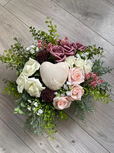 Grabschmuck herz d30cm - grabschmuck,