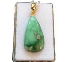 Variscit Cabochon Anhänger