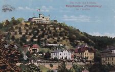 Postkarte - Radebeul / Blick zum Berg-Gasthaus "Friedensburg" (51)