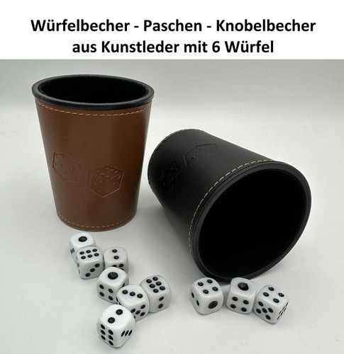 Würfelbecher knobelbecher - würfelbecher,