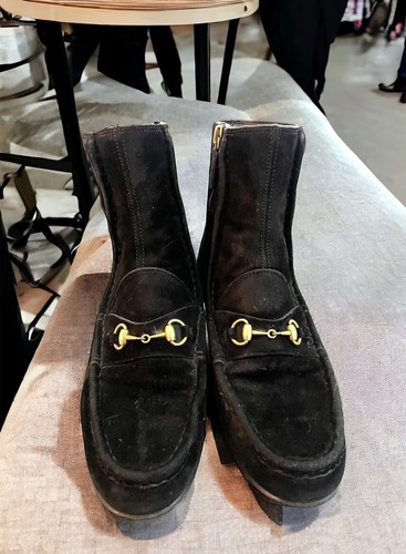 Gucci stiefeletten wildleder - stiefeletten,