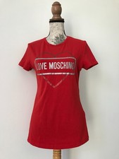 LOVE MOSCHINO T-Shirt Rot Logo