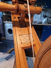 Spinnrad antik, Jahr 1924, Holz