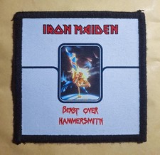 IRON MAIDEN - BEAST OVER HAMMERSMITH -- PATCH / AUFNÄHER -- HEAVY METAL