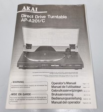 Akai a201 turntable - akai,
