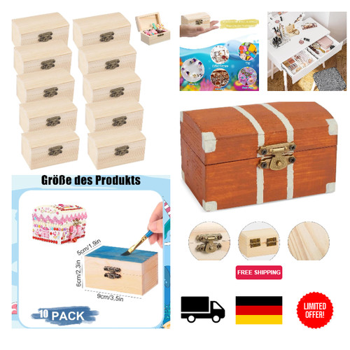 Holzkiste 10er set mini - 10er,