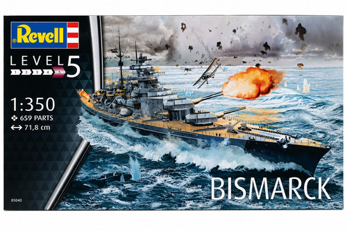 Revell battleship bismarck - battleship,