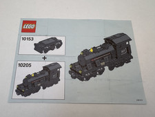 LEGO ® Bauanleitung My Own Train 10153 Faltblatt Instruction ungelocht 247