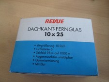 REVUE 10x25 Fernglas Dachkant-Fernglas Jäger  Opernglas, unbenutzt