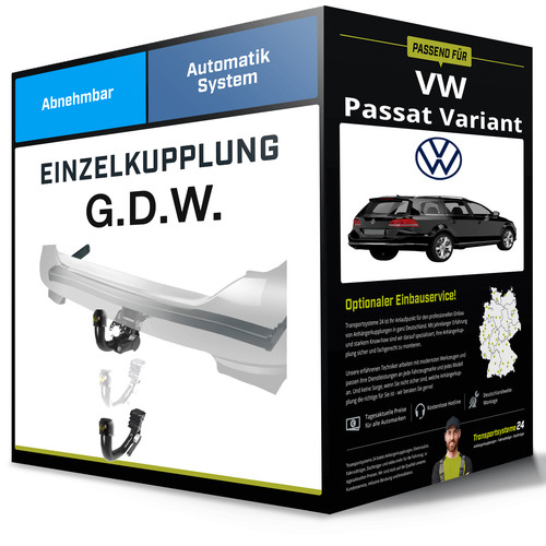 Abnehmbare anhängerkupplung - abnehmbare,