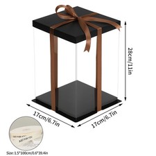 Transparente Geschenkbox