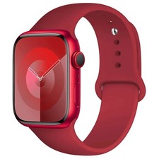 Sport Armband für Apple Watch Series 9 8 7 6 5 4 3 SE Silikon Band iWatch Ersatz