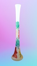 Große bodenvase glas - bodenvase, geeist