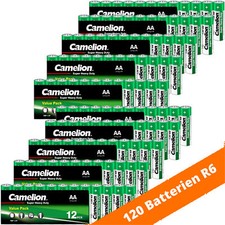 120 x R6 AA Mignon Batterien