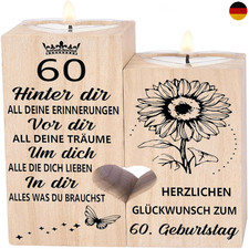 60. Geburtstag Kerzenhalter