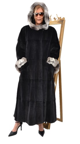 A5980 wiesel mantel chinchilla - wiesel,