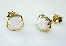 333 Gold Ohrstecker  7,3 mm