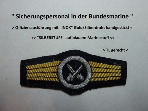 Sicherungspersonal marine - ", /