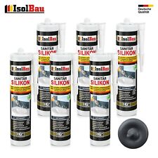 Sanitär Silikon Anthrazit 6 x