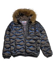 Blauer USA Daunenjacke mit