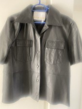 REMAIN Damen Leder Kurzarm