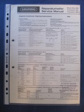Grundig Music-Boy 207 / Transistor 500 - Servicemanual *