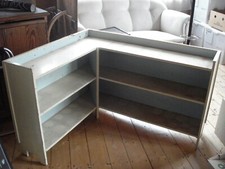 aus Tante Emma Laden - uralter Eck Tresen / Verkaufs Regal - Liefern mögl -L347