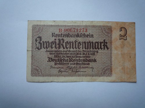 Rentenmark 1937 - 2, (273)
