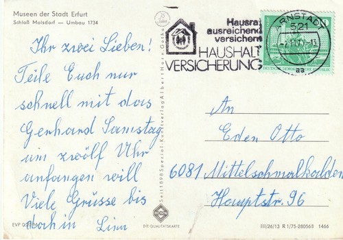 Ddr erfurt mit - ak,