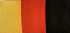 2 Badehandtücher 145cm x B75cm Deutsche Fahne Schwarz, Gelb, Rot P&G