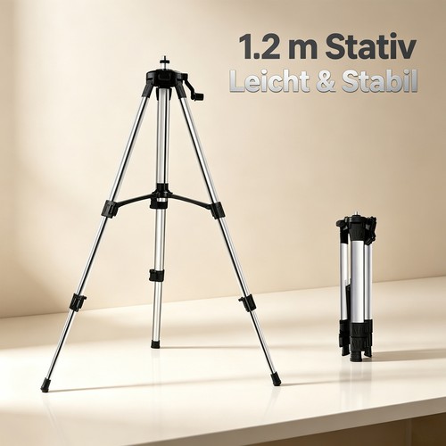 Aluminium stativ teleskop - 1.2m,