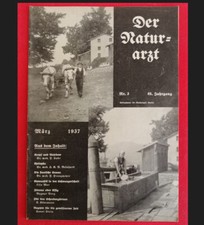 1937 Apfelklöse Rezept * Der Naturarzt  V. für naturgemäße Heilweise Deutschland