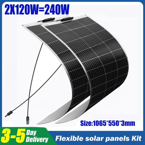 240w flexibel solarmodul - 240w,