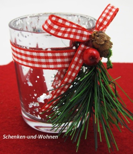 Spiegelglas teelichthalter mit - teelichthalter,