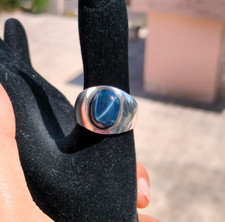 Unisex Natur Blau Stern Saphir