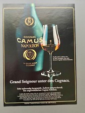 Cognac Camus Napoléon Grand Seigneur 1980 Vintage Ad Werbung Reklame