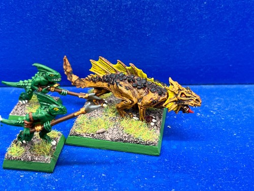 Salamander der seraphon - salamander, metall