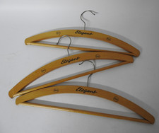 3x Vintage Kleiderbügel, Hosenbügel, Union Elegant
