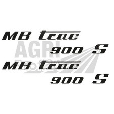 Aufklebersatz Motorhaube MB