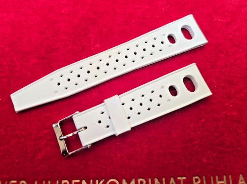 Ruhla 20mm uhrenarmband - ruhla, weiß